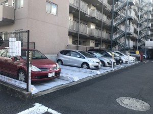 松戸市にて機械式駐車場解体工事を行なっております。