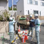 解体・外構工事現場へ　９月度安全パトロール